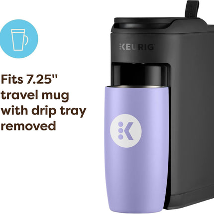 Keurig K-Mini Mate Single Serve Coffee Maker – Ultra-Compact 4” Width, Travel Mug Friendly, Ideal Holiday Gift for Small Spaces, Black