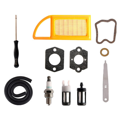 Mikatesi BR600 Carburetor Kit for Stihl BR500 BR550 BR700 BR 500 550 600 Backpack Leaf Blower Replaces Zama C1Q-S183 4282-120-0606 Parts - with Air Filter 4180 007 1005 Valve Clearance Setting Kit