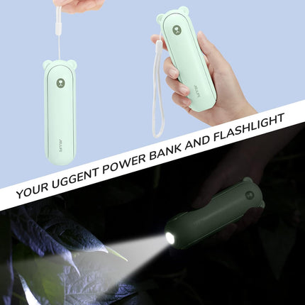 Jisulife Handheld Fan With 4500 Mah Powerbank Max 46 Hours Runtime,Pocket Fan Portable Battery Operated Or Usb Powered Folding