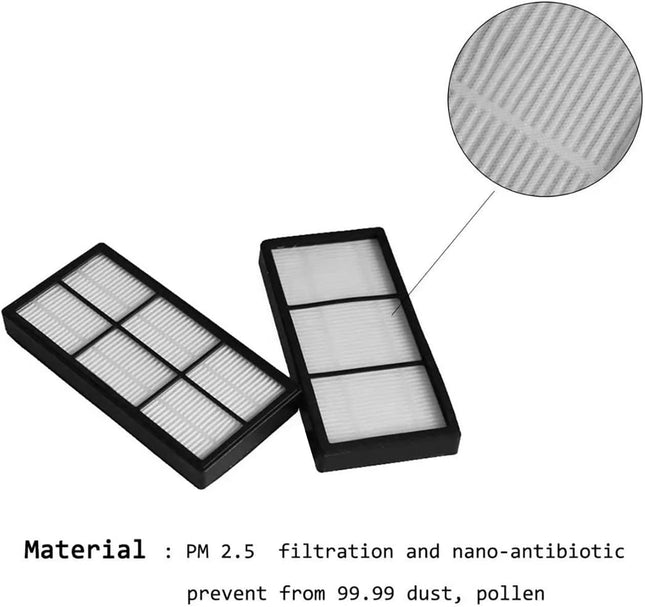 Mzy Llc 13 Pack Parts For Irobot Roomba 800 900 Series 805 860 870 871 880 890 960 980 985 Vacuum Accessories, Replenishement Kit With 1 Debris Extractor 3 Filters 3 Side Brushes & Screws
