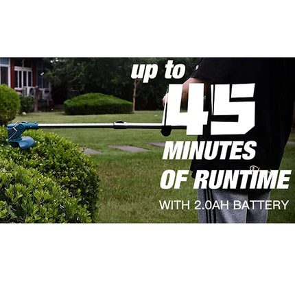 Cordless String Trimmer, Cordless Edger Weed Whacker Grass Eater Lawn Cutter Lawn Mower, 2 Lithium-ion Battery Powered 24V 4000mah