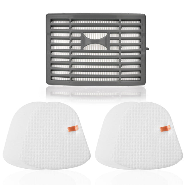 Filter For Shark Navigator Nv586 Nv581 Nv581Q Nv585 Nv580 Powered Lift Away Dlx Upright Vacuum, 1 Hepa Post Filter +2 Foam & Felt Filters, Compare To Part Xfft580 & Xhep580