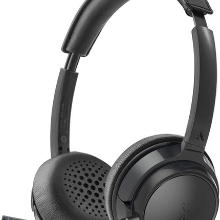 Avantree AH6B - Bluetooth 5.0 Wireless On Ear Headphones, Premium Sound, 22 Hrs Playtime, Soft Padding, Lightweight, Universal Compatible with Cell Phone, Tablet, PC, and Laptop, Black