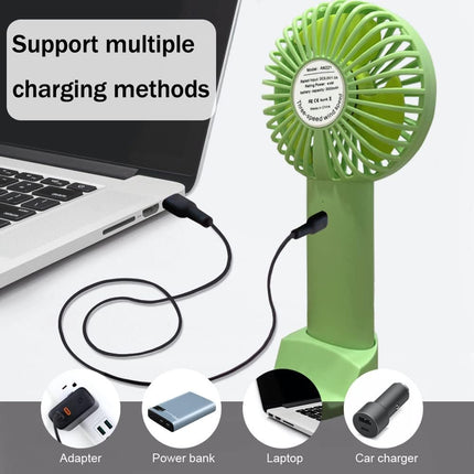 Personal Fan Portable Fan Hand Held Fan With Usb Rechargeable Mini Fan,3 Adjustable Speed Desk Fan,312 Hours Operated Small Make
