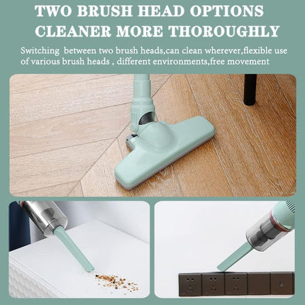Cordless Vacuum Cleaner, Handheld Stick Mini Lightweight 2In1 Vacuum For Pet Hair Hardwood Floor Cat Litter Carpet Home Cleaning