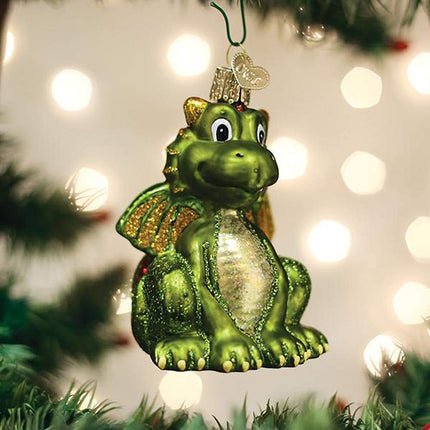 Old World Christmas Ornaments Little Dragon Glass Blown Ornaments for Christmas Tree