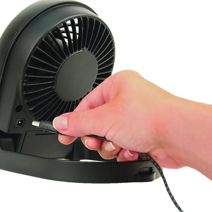 Honeywell Htf090B Turbo On The Go Personal Fan, Black Small, Portable Fan