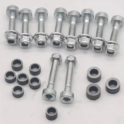 Kerlista,1 Set of Hedge Trimmer Blade Slider,Bolt and Nut fits for Stihl HS81 HS86 HS82 HS87 HSA94 Hedge Cutter , Hedge Trimmer