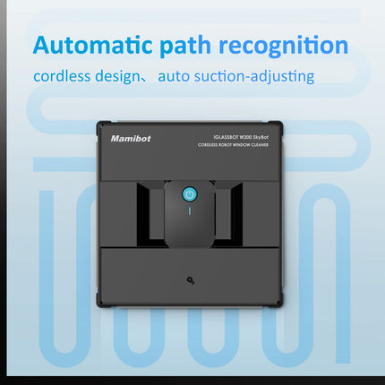Mamibot W200 Skybot Cordless Window Cleaner Robot Vacuum With Remote Control, Up To 90 Mins Working Time Glass Cleaning Tools With Strong Auto Suctionadjusting For Indoor Outdoor High Windows
