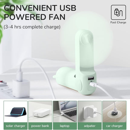 Jisulife Handheld Fan With 4500 Mah Powerbank Max 46 Hours Runtime,Pocket Fan Portable Battery Operated Or Usb Powered Folding