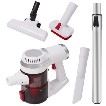 Sohapy Cordless Vacuum Cleaner, Lightweight Stick Vacuum With 2 Modes Powerful Suction, Max 38Mins Runtime, 4 In 1 Household Vacuum Cleaner For Hard Floor Gold White