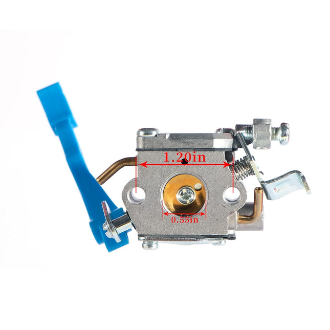 Mikatesi 125B Carburetor Tune Up Kit for Husqvarna 125B 125BX 125BVX 590460102 545081811 Leaf Blower Trimmer for Zama C1Q-W37 Carb Engine With 545112101 545109601 Air Filter & Cover kit