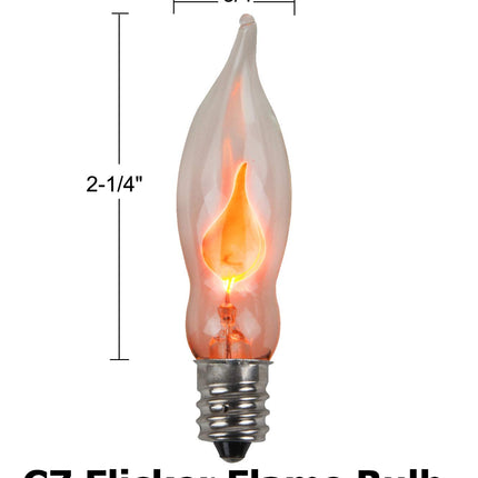 2 Pack -Plug in Night Light Modules White Plastic Include Flicker Night Light Bulbs, Great for Making Your Own Halloween Fall Christmas Holiday Flickering Night Lights