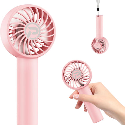 Mini Portable Fan, Battery Operated Personal Handheld Fan, 3 Speed Adjustable Usb Rechargeable Fan, Cute Design Powerful Eyelash