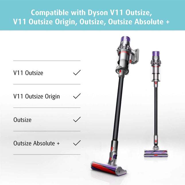 2 Pack Hepa Filters Parts For Dyson V11 Outsize, V11 Outsize Origin, Outsize, Outsize Absolute+ Vacuum Cleaner, Washable And Reusable, Compare To Part: 97042201