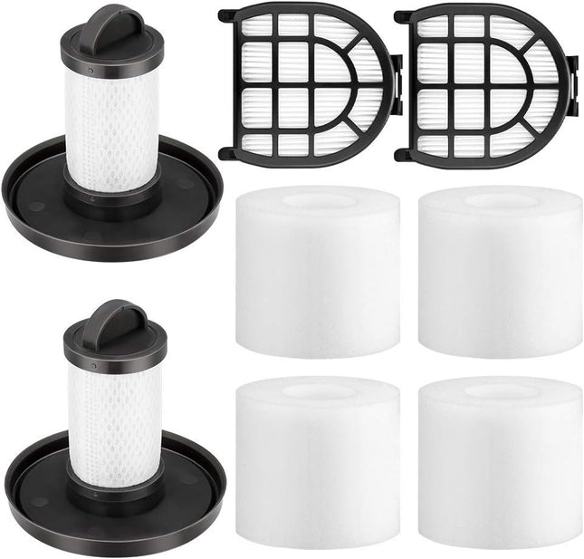 Isingo Shark Lz601 Filters Compatible With Shark Apex Uplight Liftaway Duoclean With Selfcleaning Brushroll Stick Vacuum Lz600, Lz601, Lz602, Lz602C, Compare To Part Xfflz600, 4+2+2