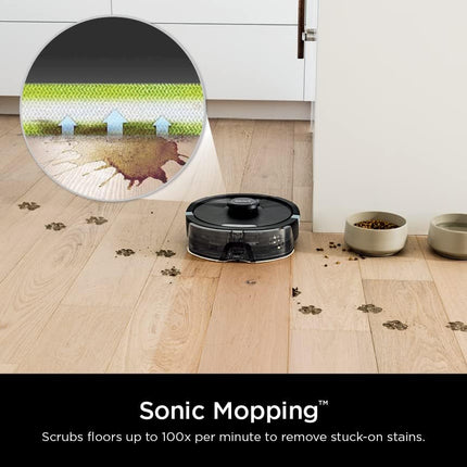 Shark Ai Ultra Robot Vacuum And Mop With Matrix Clean Navigation, Cleanedge Technology, Perfect For Pet Hair, Compatible With Alexa, Black Reed