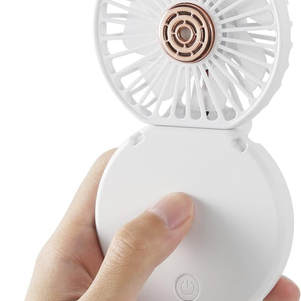 3 In 1 MultiFunction Fan, Portable Handheld Fan, Neck Fan, Mini Desk Fan, 1200Mah UltraLong Battery Life, UltraQuiet, 3Speed Wind