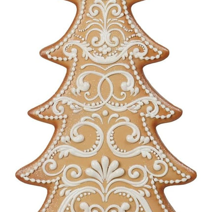 Gingerbread Christmas Tree Collectible Figurines - Village Gingerbread Fantastic Sequins Christmas Tree Tabletop Decoration Braxio (Extra Large)