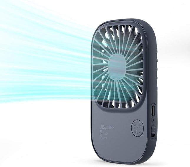 Jisulife Handheld Mini Lash Fan With Bracket, Small Portable Usb Rechargeable Personal Makeup/Eyelash Fan With 3 Speeds For Women