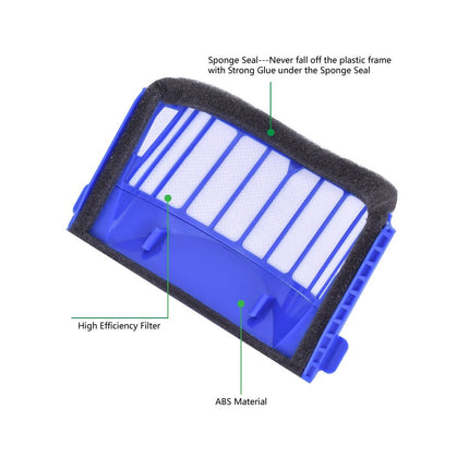Neutop Filters Compatible With Irobot Roomba 675 677 670 665 655 645 614 694 692 Robot Vacuums Only, 6Pack.