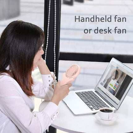 Oatsbasf Small Portable Fan, Neck Fan 108°Rotating Free Adjustment, Rechargeable 2000 Mah, Tthree Levels Of Wind Adjustment, Usb