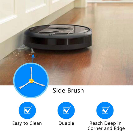 Accessory Kit Bristle Beater & Side Brushes & Aero Vac Filters Compatible With Irobot Roomba 600 Series 585 595 614 618 620 630 650 660 680 685 690 692 694 695 Vacuum Parts