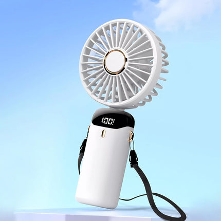 Mini Handheld Fan Battery Operated Small Personal Portable Fan Speed Adjustable Usb Rechargeable Fan Cute Design Powerful