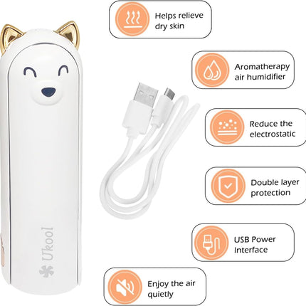 Handheld Mini Fan, 2 In 1 Hand Fan, Small Pocket Mini Fan Rechargeable 2446 Working Hours Power Bank, Personal Fan For Travels