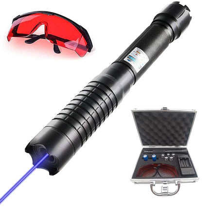 oein Long Range High Power Blue Burning Flashlight, Adjustable Focal Length Outdoor Flashlight, Suitable for Camping, Hiking, Fishing (tyfuyiy)