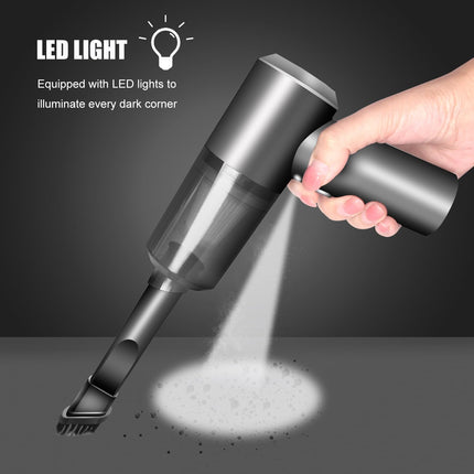 Cordless Handheld Vacuum Cleaner, High Power Rechargeable Mini Portable Vacuum For Home, Office And Car Cleaning Black