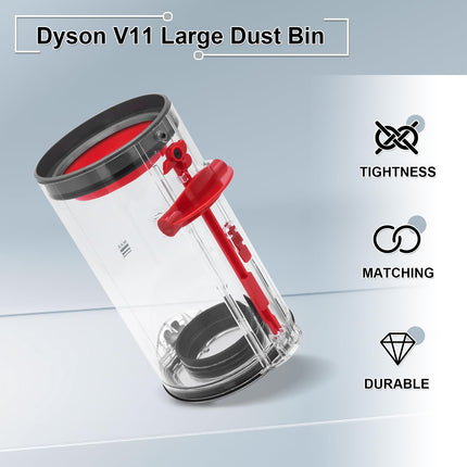 Dust Bin For Dyson V11 V15 Sv14 Sv15 Sv22 Vacuum Cleaner Canister Bin Parts For Dyson V11 Large Bin Part No. 97005001 And Part No. 96544301