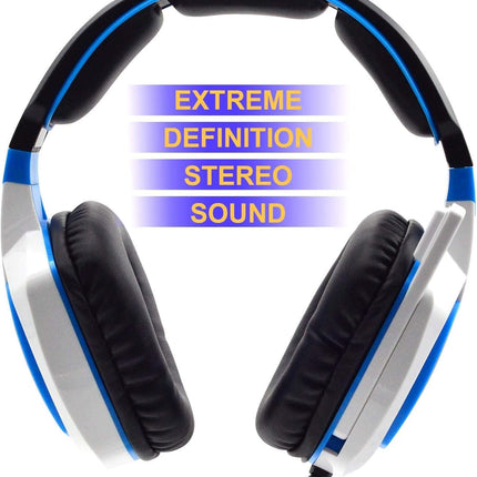 Anivia Over Ear Headphones Wired with Microphone - Stereo Surround Sound Headsets Gaming Headset with HD Mic, Bass, Noise Isolating, Volume-Control for Multi-Platforms