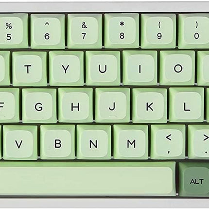 BOYI WK68 Matcha Green Mechanical Keyboard,65% Hot Swap Bluetooth 5.0/2.4G/Wired Type-C Tri-Mode RGB Gaming Keyboard,PBT Sublimation XDA Keycaps Wireless Keyboard for Mac/Win(Gateron Yellow Switch)