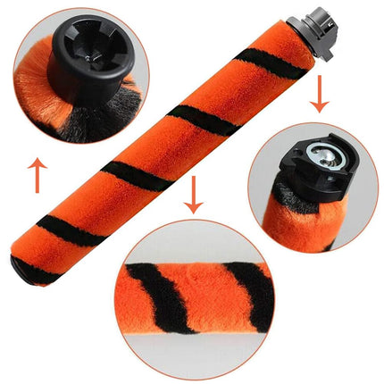 Kit Compatible With Shark Apex Duoclean Az1002 Az1000 Az1000W Ax950 Ax951 Ax952 Vacuum Cleaner,1 Set Soft Brush Roller, 2 Pack Hepa Filters And 2 Pack Foam Filters