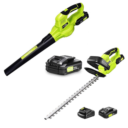 20V Leaf Blower Cordless and 20V Cordless Hedge Trimmer