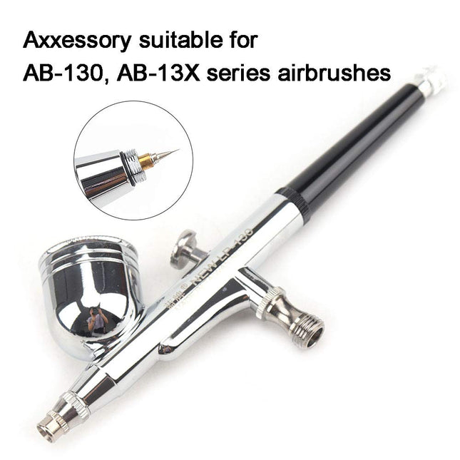 9Pcs Airbrush Nozzle Kit - 0.2mm 0.3mm 0.5mm Replacement Parts for Airbrush Spray Gun Accessories