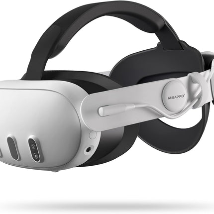 ANNAPRO Battery Head Strap Compatible with Meta Quest 3, Elite Strap with 6500mAh Battery for Oculus/Meta Quest 3 Accessories, Enhance Comfort and Extend Playtime