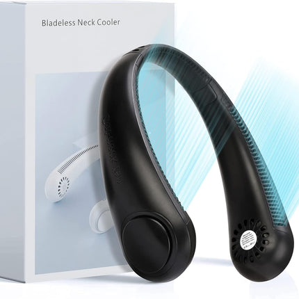 Neck Fans Portable Rechargeable 2400Mah Cufun Portable Neck Fan 360° Surround Wind Ventilador De Cuello Portatil 3 Wind Speeds