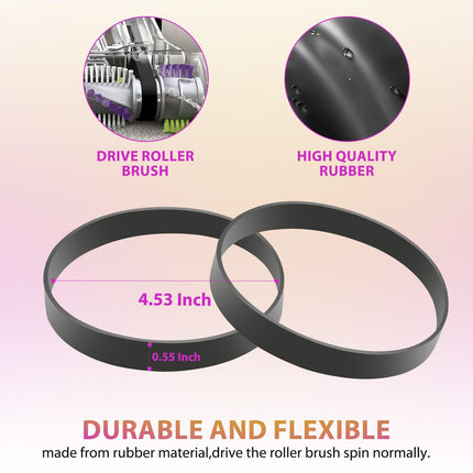 2252 Parts Compatible With Bissell Cleanview Swivel Pet Vacuum 2252 2254 2486 2488 2489 2253 2254 2258 22528 3197 3198 Vacuum Cleaner 1 Brush Roll,4 Belts,4 Filters With 1 Cleaning Tool