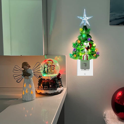iHeartDogs Christmas Tree Dog Night Light - Nostalgic, Hand Crafted Christmas Tree, Kitchen, Family Room, Bathroom