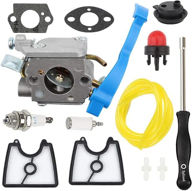 HPENP C1Q-W37 Carburetor 545112101 Air Filter Adjustment Tool Kit for 125B 125BX 125BVX Handheld Leaf Blower