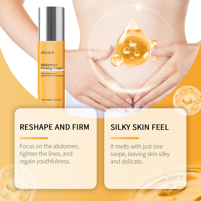 EELHOE Abdominal Essence Lotion Gently Nourishes The Skin, Making It Smooth And Hydrating. Carry It With You And Massage Your Body
