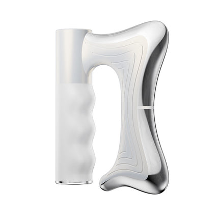 Microcurrent hot compress vibration massager muscle relaxation tool