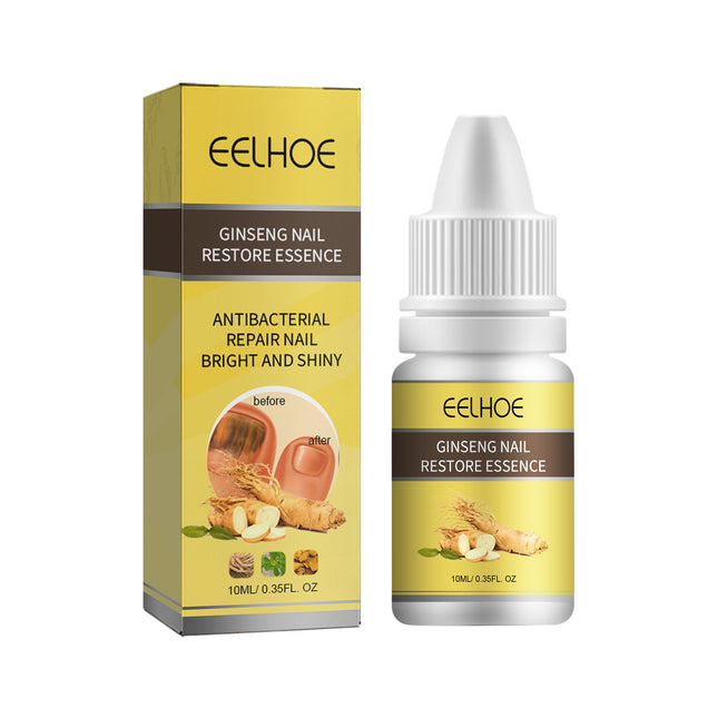 EELHOE Ginseng Nail Essential Oil Grey Nail Thickening Nail Repair Brightening Nail Removing Soft Nail Moisturizing Essence