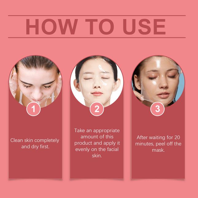 OUHOE Red Lactose Collagen Tearing Mask Hydrates, Hydrates, Firming And Firming Skin Hydrating Mask