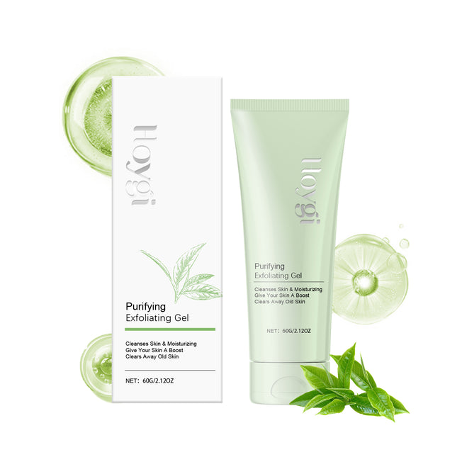 Hoygi Facial Exfoliating Gel Gently Cleanses Pores, Tenderizes Skin And Exfoliates Blackheads And Acne Purifying Facial Gel