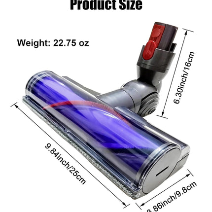 Direct Drive Brush Head Quickrelease Motorhead Cleaner Head For Dyson V7 V8 V10 V11 V15 Sv12 Vacuum Cleaner