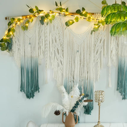 JMEXSUSS Artificial Eucalyptus Christmas Garland with Lights, 6FT Lighted Fall Garland Battery Operated with Timer, Artificial Vine Lights for Mantel Fireplace Autumn Wedding Christmas Decoration