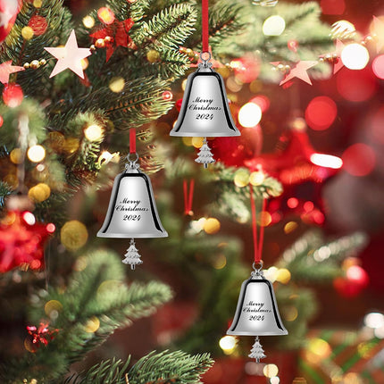 Bells, Christmas Wreath Decor, Silver Christmas Bells, Christmas Tree Decoration, Garland Decoration Bells, Christmas Tree Christmas Bells